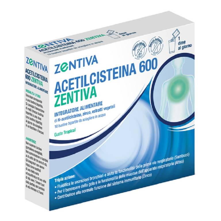 ACETILCISTEINA 600 ZENT 10BUST