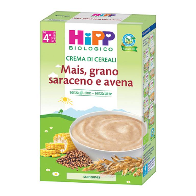 HIPP BIO CREMA MAIS/GRANO/AVEN