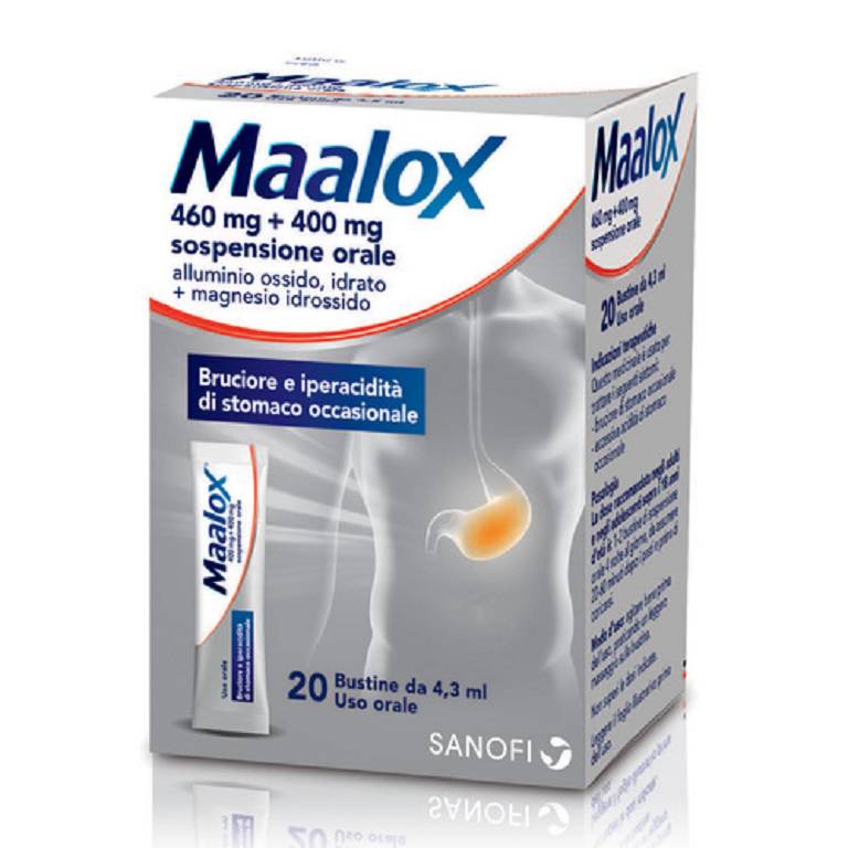 MAALOX*OS 20BUST 460MG+400MG