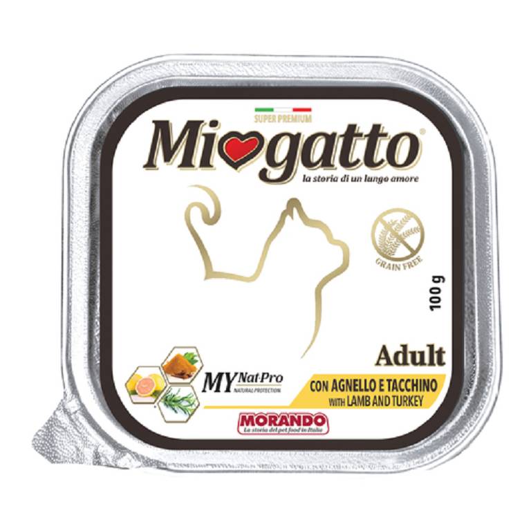 MIOGATTO ADULT AGN/TACCH 100G